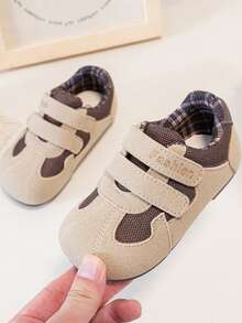 Kids Pink & Brown Sneakers - Comfortable, Non-Slip, Perfect For School & Outdoor Play - Brown - View 3