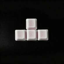 Cracked Ceramic Keycaps WASD Supplement Keys F-Row Supplement Keys Smooth Uniform Translucent Mechanical Keyboard Keycaps OEM Height - View 2