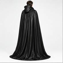 Halloween Hooded Wizard Robe | 63/67IN, Mysterious Style, Unisex Cloak | Perfect For Halloween Cosplay, Themed Parties, Hide Inner Outfit To Create Surprise - Multicolor - View 3