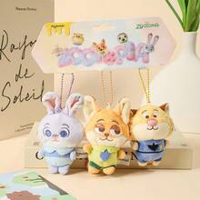 MINISO Zootopia Plush Bag Charm Keychain, Judy Hopps Nick Wilde Clawhauser, Suitable For Handbags Backpacks Wallets, Birthday Christmas Gift - Zootopia Plush Trio Set - View 11