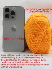 1/3pcs 45g 4-Ply Crochet Yarn, Crochet Yarn With Stitch Markers, Handmade Crochet Set, Suitable For Beginners, Multi-Pack Knitting Yarn, Premium Acrylic Yarn, Soft Yarn, For Crochet Knitting, DIY Crafts, Scarf Gifts (Accessory Color Random) - Multicolor - View 4