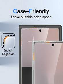 2Pcs Privacy Tempered Glass Screen Protector, Compatible With Samsung Galaxy Z Fold 8 Ultra , Anti-Peeping Screen Protector, Compatible With Z Fold7, Fold6, Fold5, 9H Hardness Screen Protector - Black - View 5