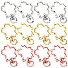 11pcs Cherry Blossom Shaped Rotating Lobster Clasps, Suitable For Keychains, Bags, Tags, DIY Crafts And Gift Making - Cherry Blossom Buckle - View 8