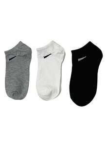 9/12/15 Pairs Unisex Black White Grey Versatile Short Socks, Solid Color, Minimalist Daily Wear, Suitable For Everyday Use - Multicolor - View 11