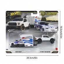Hot Wheels 1:64 Premium Car Culture Team Sport  944 TURBO& CAYENNE / ROB'N PINKS& F-150 RAPTOR,Transport Fleet Combination Series - Multicolor - View 4