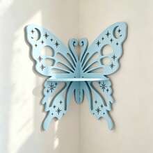 Nordic Style Hollow Butterfly Wall Corner Shelf, Kids Room Bedroom Wall Decor Rack, Romantic Fairy Tale Style Home Decor - Butterfly - View 19
