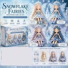 DIY Fairy Doll Making Kit, Handmade Patchwork Fairy Craft Set, Cute Fabric Doll Sewing Kit, Suitable For Beginners, Creative Home Decor Gift - One Size Fits All - View 13