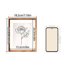 1pc/3pcs+Wall-Mounted Nano-Glue Double Sided Transparent Photo Frame, A4 Display Board, Acrylic Photo Frame, Framed Calligraphy, Large Photo Frame, Poster Photo Frame, Wall Hanging, Suitable For Home Living Room Office Decoration, Mother's Day Gift - Multicolor - View 5