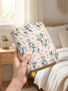 Portable Embroidered Travel Jewelry Organizer Book Removable Storage Pages With Clear Zipper Pouches Back To School Travel Essentials, Jewellery Box - Multicolor - View 10
