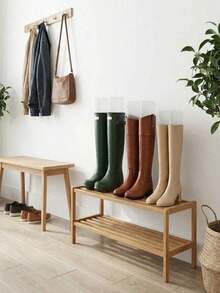 2/6pcs Tall Boots Shaper, Plastic Boot Support Inserts, Shoe Trees, Tall Boots Support Rack, Boot Filler Shaper, 3D Fixed Boot Support, Suitable For Women's Boots, Cowboy Boots, Knee-High Boots - Multi-color - View 7