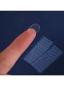 80-800pcs Double Sided Adhesive Tape - Removable Wall Sticker Tape - Washable No-Trace Transparent Tape, Suitable For DIY Crafts, Home Office Carpet, Sofa Cushion And More - Clear - View 3