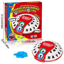 Word Rush Letter Spelling Board Game, Interactive Group Word Building Game, Quick‑Thinking Vocabulary Training Desktop Toy, Funny Family Party Game, Holiday Festival Gift - Multicolor - View 10