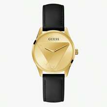 GUESS Women's Quartz Watch With Full Rhinestone Triangular Dial, Rose Gold Milanese Mesh Band, Luxury Party Wristwatch - one-size - View 15