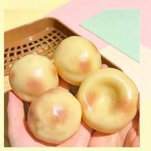 1pc/ TPR Potato Shaped Moldable Squeeze Toy, Coconut Oil Filled Slow Rebound Stress Toy, Practical Hand Exercise Fidget Toy, Help Release Negative Emotions, Suitable For Daily Stress Relief - Multicolor - View 11