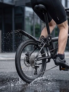 TOSUOD Mountain Bike Mudguard, Front And Rear Wheel Universal Mud Guard, Quick Release Installation, Stable And No Shaking, Blocks Mud And Water Splashing, Mountain Bike Commuting And Off-Road Riding Protection Accessory - Multicolor - View 2