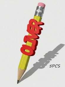 Personalized Pencil Caps | Customized Name Pencil Caps | 3D Printed School Supplies - Multicolor - View 8