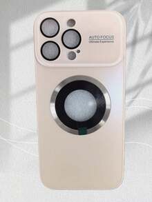CteGlodrix 全新奢华钛金色手机壳，兼容苹果16、15、14、13、12和11 Pro Max Plus机型，支持磁吸式无线充电，并配备防震玻璃摄像头镜头保护。 - 粉色 - 查看 33