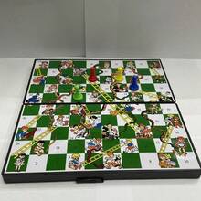 Magnetic Snakes And Ladders Game Set, Foldable Portable Design, Lightweight And Convenient, Travel Game Set Gift, Family Entertainment Toy - Multicolor - View 4