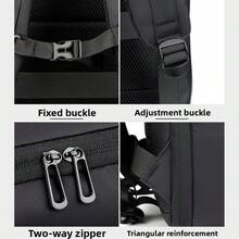 16" Laptop Backpack Waterproof USB Rucksack Large Briefcase Travel Luggage Bag - 43x31x24cm - View 3