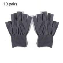 無指 UV 指甲油手套 - UV 防護手套 - 適用於凝膠美甲燈、美甲沙龍、居家 DIY 美甲、手部皮膚護理。多色可選。 - 彩色 - 查看 11