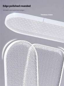 1 Foot Professional Foot Exfoliating Tool, Removes Dead Skin, Relieves Cracked Heels, Gentle Foot Exfoliator, Washable And Reusable, Leaves Feet Smooth And Clean - Multicolor - View 2