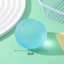 1pc Translucent Macaron Color Sports Ball Squeeze Toy, Basketball Football Soccer Rugby Mixed Style Hand Squeeze Stress Relief Toy, Matte Textured Surface Soft Non-Rebound TPR Sensory Decompression Desktop Decoration Set - Multicolor - View 9