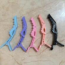 Crocodile Hair Clips, Suitable For Face Washing And Styling, Seamless Partition Alligator Hair Clips, Women's Forehead, Side And Bangs Clips, Hair Accessories - Multicolor - View 9