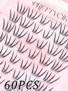 Glue-Free 10-Row Reusable Segmented Cluster False Eyelashes, Large Capacity, Beginner-Friendly, Lightweight And Airy, Natural-Looking Lash Effect, Soft Design Fitting Eye Shape, Nearly Weightless And Comfortable Wear - C - View 4