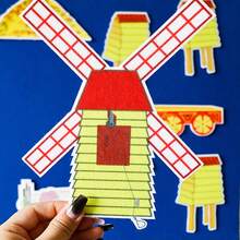 Quixorblex 12Pcs/Set Felt Storytelling Props – "Mother Hen Rose Takes A Walk" , Family Interaction & Reward Props, Lottery Activity Prizes, Creative Classroom & Youth Enlightenment Teaching Tools, Suitable For Families, Schools & Early Education Activities - Multicolor - View 12