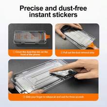 2pcs One-Touch Dust-Free Tempered Glass Screen Protector For Honor 600/600 Pro/600 Lite, 9H Hardness High Definition Transparent Glass, Anti-Scratch, Easy Installation, Auto Dust Removal, Oleophobic Coating, Bubble-Free Seamless Fit, Shatterproof Reinforced, Black Border Smooth Responsive Feedback, Dust-Proof Bubble-Free - Clear - View 6
