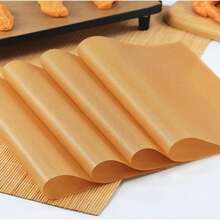 1/50/100 Lembar Kertas Panggang Anti Lengket Tanpa Pemutih Ukuran 9x13 Inci, Sudah Dipotong Seperempat Ukuran, Cocok Untuk Oven, Panggangan, Penggorengan Udara, Mengukus, Untuk Roti, Kue, dan Biskuit - MultiWarna - View 6