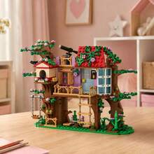 462pcs City Friends Bird Tree House Building Blocks Sets MOC Garden Swing Stairs Houses Figures Bricks Toys For Kids Gifts - Multicolor - View 6