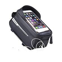 Waterproof Bicycle Top Tube Frame Bag, Touchscreen Phone Case Storage Pouch, Mountain & Road Bike Cycling Storage Bag - Multicolor - View 3