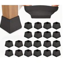 8pcs Extra-Large, Thick Silicone Table And Chair Leg Pads-Non-Slip Furniture Floor Protectors Suitable For All Types Of Flooring, Effectively Preventing Scratches And Dents, And Easy To Install. - Multicolor - View 2