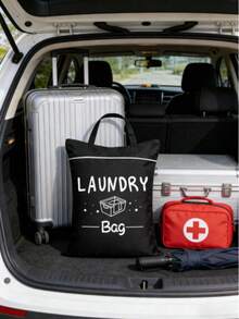Heavy Duty Large Waterproof Wet/Dry Separated Mesh Laundry Bag, Zippered Handheld Laundry Bag, Portable Storage Bag, Laundry Room Clothing Sorting And Storage, Suitable For Travel, Business Trips, Student Dorms And Bathroom Use - A - View 11
