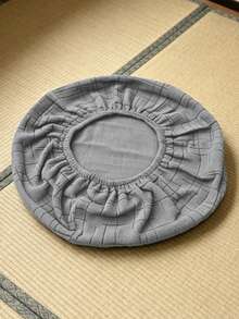 1PC Round Ottoman Covers Jacquard Sofa Ottoman Stool Slipcover All-Inclusive Elastic Putua Tatami Cushion Cover Pouf Cover For Living Room - Multicolor - View 9