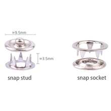 100/200/400pcs/Set-Five-Claw Snap Button Kit, Metal Snap Button Set For Sewing, With Manual Pressure Pliers Fasteners And Storage Box, Button Set For DIY Crafts, Clothing, Hats, Bags, No-Sew Snap Button Tool Set. Versatile Invisible Four-Way Snap Button Set. Art, Craft And Sewing Supplies, Clothing Sewing And Fabric Supplies, Convenient And Practical. Home & Living Products, Durable And Sturdy, - Multicolor - View 7