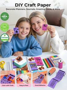Easy-Peel Backing & Strong Adhesive - Peel Off The Backing In Seconds; Sticks Firmly To Jars, Boxes, Planners, Envelopes And Most Smooth Surfaces, Leaves No Residue When Removed. - Multicolor - View 5