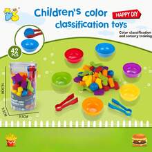1 Set Juguetes educativos de conteo de animales de goma suave Montessori para niños, juego de aprendizaje temprano cognitivo con cuencos para clasificar y hacer coincidir colores, excelente para el desarrollo de habilidades matemáticas y el juego sensorial, regalo ideal para la interacción entre padres e hijos (colores aleatorios en el empaque) - Conjunto de juguetes de iluminación. - Ver 21