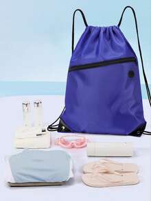 Drawstring Backpack For Sports, Swimming And Travel, Durable Drawstring Backpack Suitable For Outdoor Sports And Fitness - Multicolor - View 3