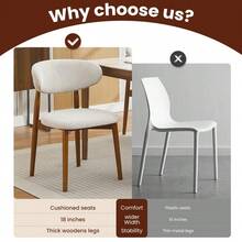 Dining Chairs - Beige - View 6