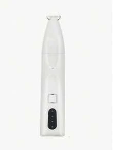 3-In-1 Pet Grooming Scissors, Low Noise Cat & Dog Hair Clipper, Battery/USB Powered, With LED Light, Multi-Function Clipper For Paws, Eyes, Ears, Face And Sensitive Areas, Wireless Pet Hair Clipper, Professional Pet Grooming Scissors - A - View 11
