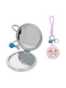 Soft‑Cute Puppy Round Makeup Mirror ‑ Fashion Shell Design, Durable Vanity Mirror. Handy Round Compact Mirror For Makeup Touch‑Up At Any Time. Used For Bridal Shower, Birthday Small Gifts, Gifts For Mom, Family And Lover - Multicolor - View 6