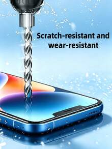 5pcs Tempered Glass Screen Protector Compatible With Apple 14 Plus/13 PM/12 PM/12 Mini/12 Pro/12/11/11 Pro/11 PM/X/XS/XS Max/XR/7/8 Plus/6/6s Plus, High Definition High Transparency, Anti-Shatter, Anti-Scratch, Anti-Fingerprint, Easy Installation, Compatible With Phone Cases - Clear - View 4