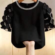 Plus Size Blouses - Blue - View 2
