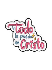 Fashionable Multi-Color Spanish Slogan Enamel Lapel Brooch, Warm Inspirational Metal Brooch Accessory, Suitable For Clothing And Bag Decoration - Multicolor - View 12