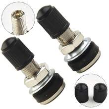 2Pcs Car Wheel Tire Valve Cover Zinc Alloy 32mm Motorcycle Scooter Bike Tubeless Mountain Tyre Valve Dustcap - 2pcs - View 1