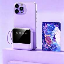AMAZING VISION Practical And Functional Gift: 10000mAh Portable Charger With Built-In Cables, Fast Charging, Compact Design, Compatible With All Smartphones - Random - View 6