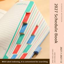 2027 New Calendar Log Self Discipline Check In Time Management One Page 365 Day Plan Book A5 Plan Notebook Learning Start Gift Suitable For Work And Study Supplies Return To Campus - A5 - View 3