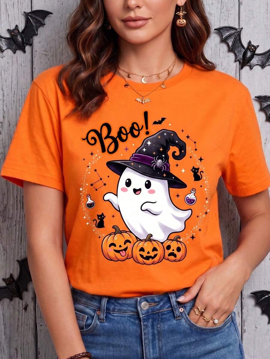 Women T-Shirts - Orange - View 1